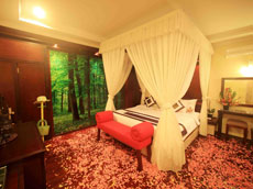 プールヴィラ ベッドルーム