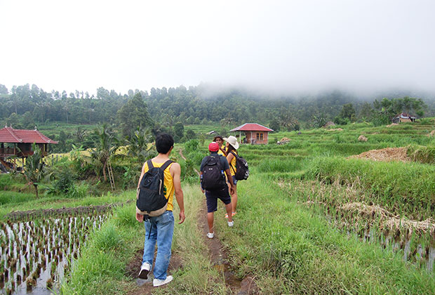 トレッキング開始