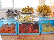 フルーツの種類も豊富