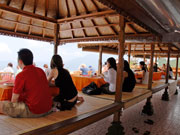 ガゼボ席も人気