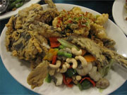 白身魚の揚げ物