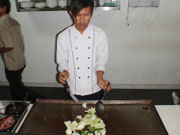 鉄板焼きコーナー