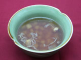 青パパイヤとチキンのスープ