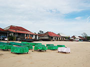 昼間のビーチ席