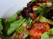 トマトが彩りのアクセント