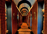 落ち着きのある通路