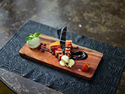 リンゴタルト・タタン とバニラアイスクリーム