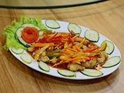 鶏肉の甘酢あんかけ