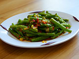 インゲンの炒め物