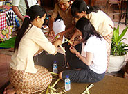 文化体験 （チャナン作り）