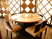 定番の回転テーブル