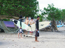 ポイントへ到着