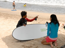 ガイドからポイントの説明