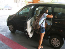 ホテル(又はご希望の場所)へのお送り