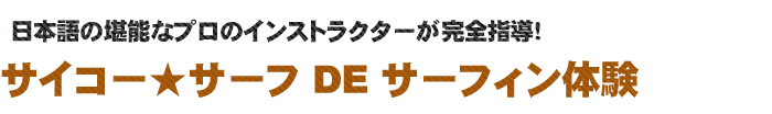 サイコーサーフィンで体験サーフィン