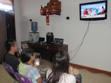 撮影された写真の鑑賞会