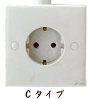Ｃタイプのプラグ